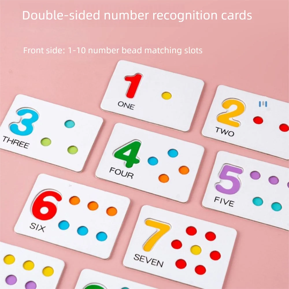 Drewniana zabawka edukacyjna Montessori do nauki arytmetyki, rozwijająca motorykę małą, puzzle z numerami dla niemowląt, wspomagająca poznawanie cyfr, zabawki rozwijające motorykę małą dla dzieci.