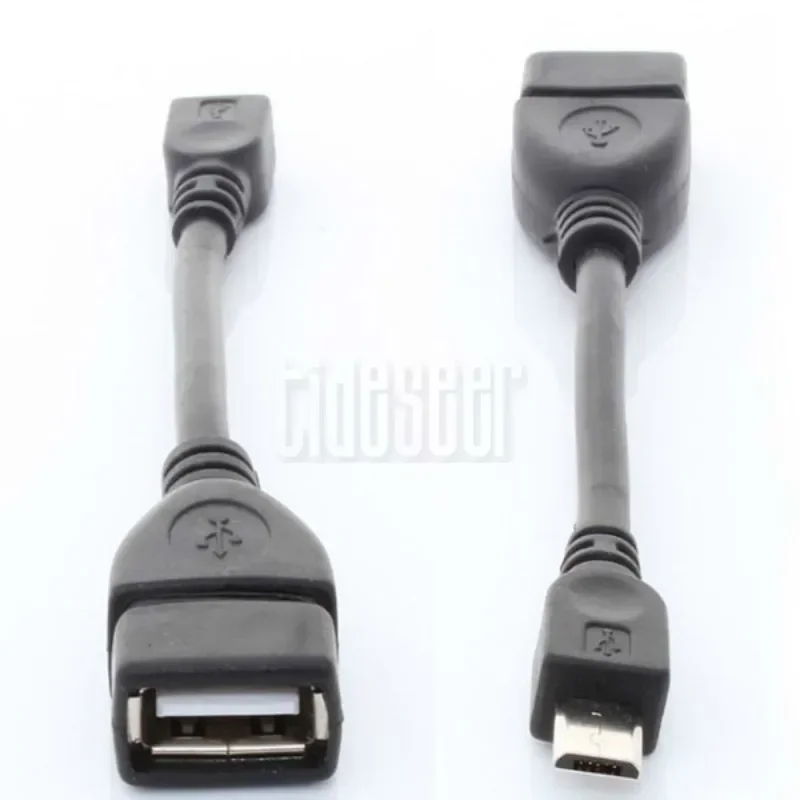 100pcs Micro USB OTG Adapter Cable Connector Cord for Xiaomi Samsung Huawei Tablet Android Phone