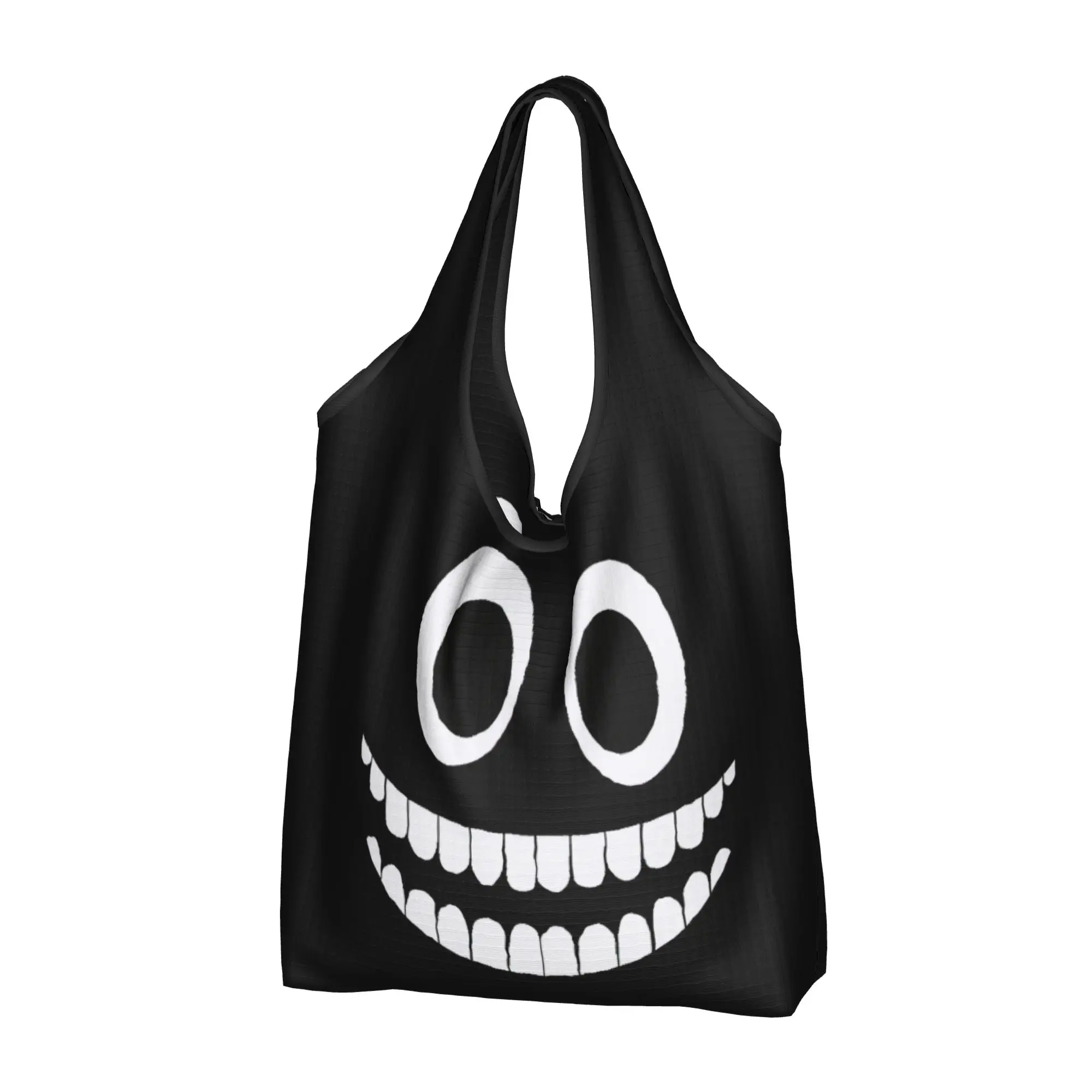 Recycling Cartoon Garten of BanBan Game  Shopping Bag Women Tote Bag Portable  Grocery Shopper Bags