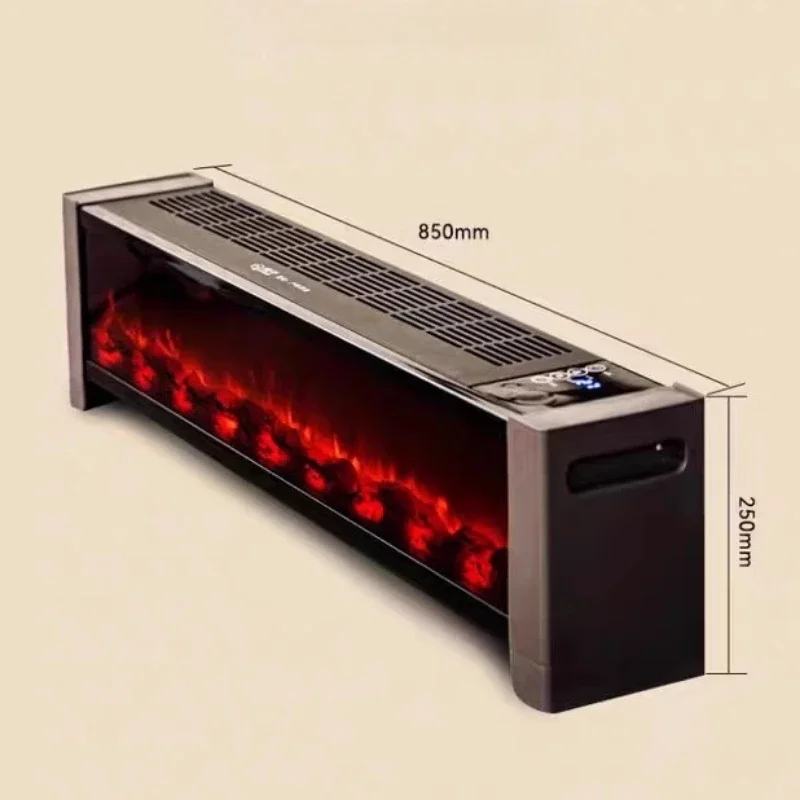 Bedroom 3D Flame Heater Household Electric Fireplaces Heater Indoor Bathroom Winter Kominek Elektryczny Calentador Aire Caliente