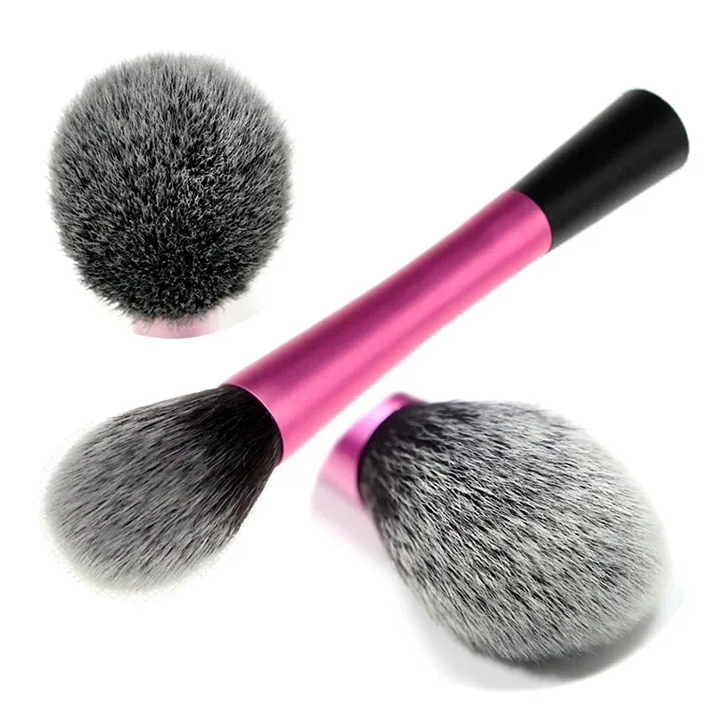 1Pc Professional Flame Head Shape Loose Powder Foundation Makeup Brush With Aluminum Handle Women Face Blush Concealer Brushes