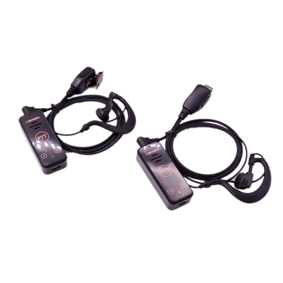 1 Pair LEIXEN VV118 Mini Headset Two Way Radio UHF 400-480MHz Earpiece Microphone Hotel Restaurant Bar Salon Wireless Intercom