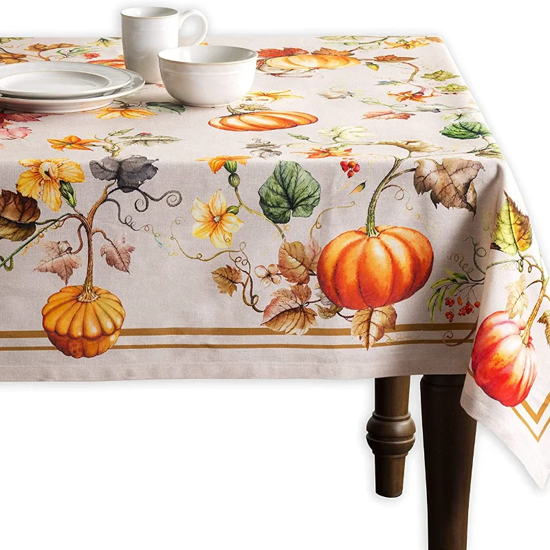 Kitchen Countertop Tablecloth Party Wedding Thanksgiving Christmas Room Decoration Rectangular Waterproof Antifouling Manteles