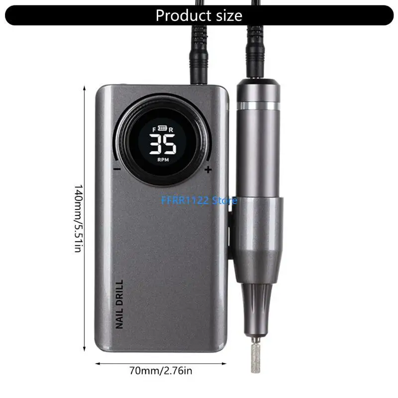 Y1UF Professional Electric Drill Machine for Acrylic Nails with 6 Drill Bits