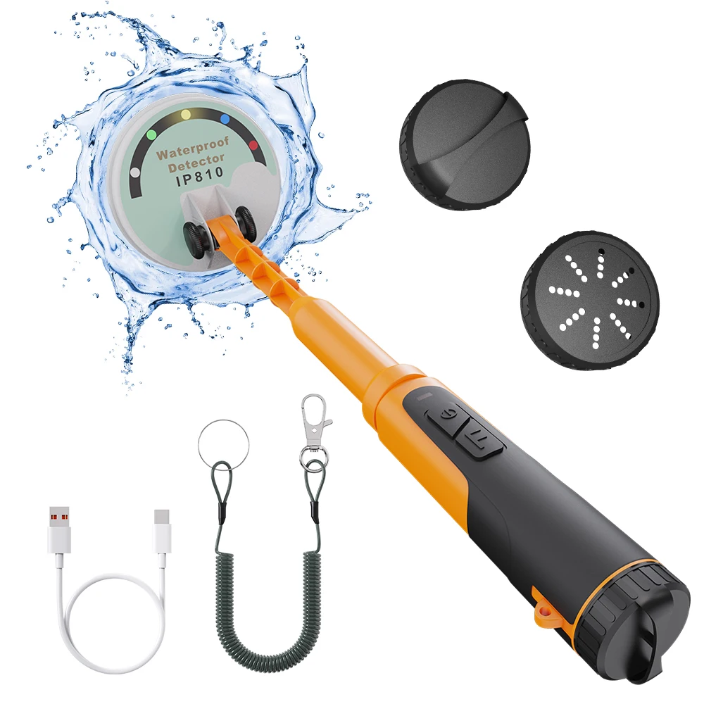 2023 Newest Gold Detector IP68 Full Machine Waterproof Professional Metal Finder Handheld Pinpointer Hunter Treasure Tools Hot