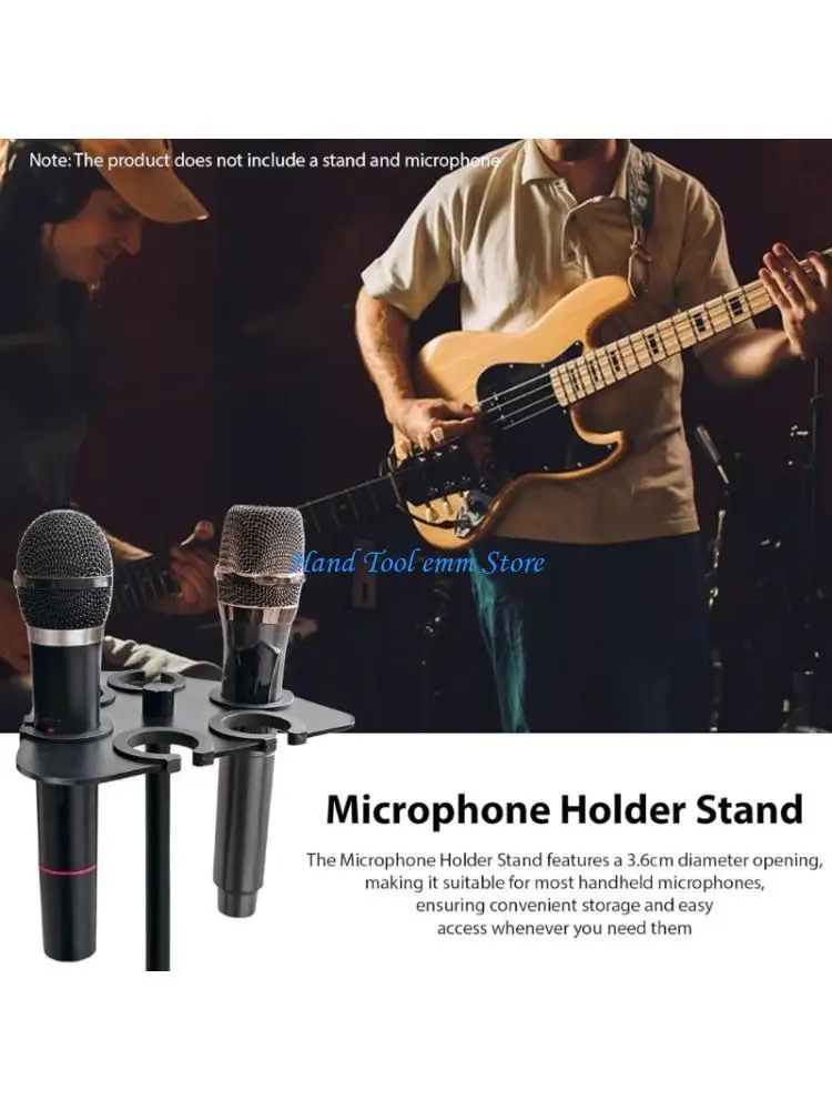 

H37F Dark metal sound Holder Perfect For Convenient Access During Performances