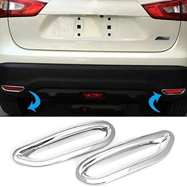 Car Rear Fog Light Cover Exterior Accessories for Nissan Qashqai J11 2014 2015