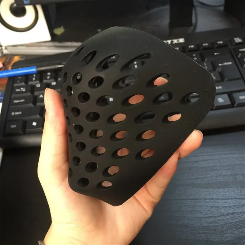 Spider Faceshell Cospay accessoires Gel de silice noir Halloween demi-visage coque couverture bouche masque