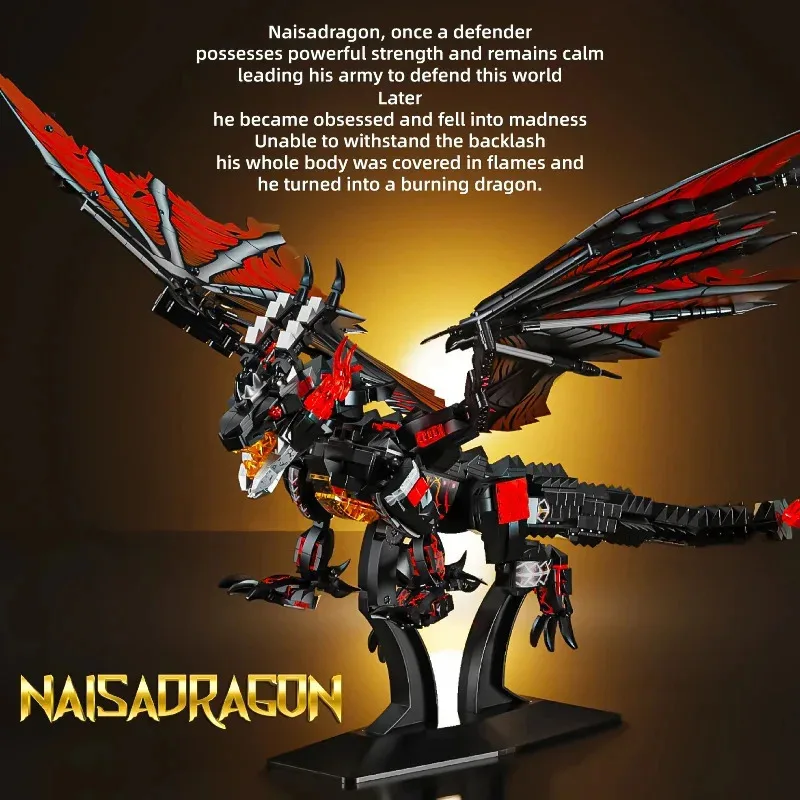 لعبة قصة جديدة للأطفال، علب، رذاذ التنين، تنين النار، نموذج ليلي مستورد مجمع، ديناصور، هدية مينسون غربي