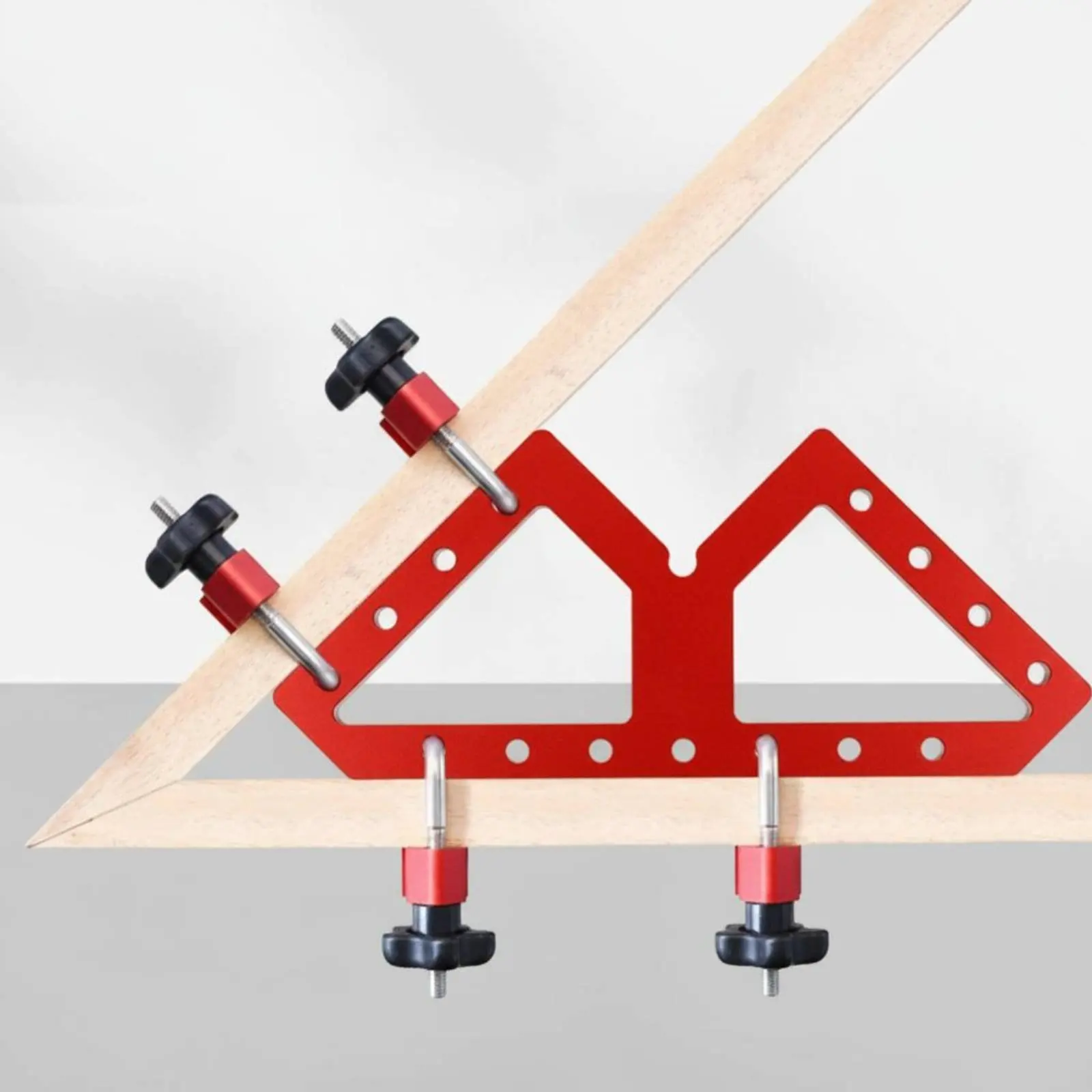

Woodworking Corner Clamp Fixed Angle Aluminum Alloy Corner Jig Woodworking Positioning Square Easy Assembly for Woodworkers