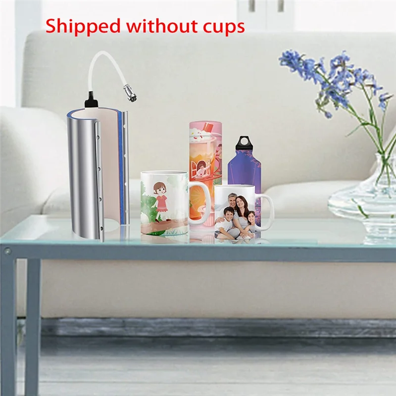 A43MM 30Oz 110V,Glass Mug Sublimation Heating Transfer Machine for K-Type Thermocouple, for 11Oz 15Oz 20Oz 30Oz ,Female Plug