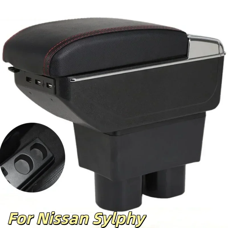 

For Nissan Tiida Armrest For Nissan Sylphy Versa Tiida C11 Latio Car Armrest box Interior Center Car Accessories