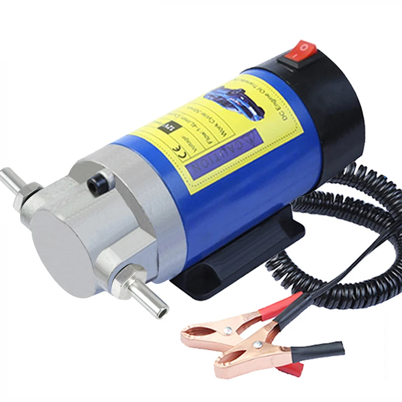 Portable Oil Transfer Pump 1-4L/min 12V Extractor Fluid Suction Electric Change Fuel Pump Siphon Tool for Car Motorcycles Boats