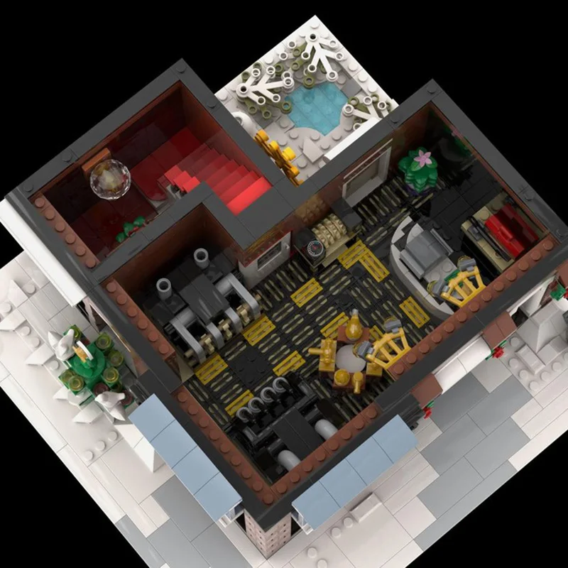 Blocs de construction Moc modulaires, famille indépendante, modèle de maison, briques technologiques, assemblage à monter soi-même, jouets Street View, cadeaux de construction