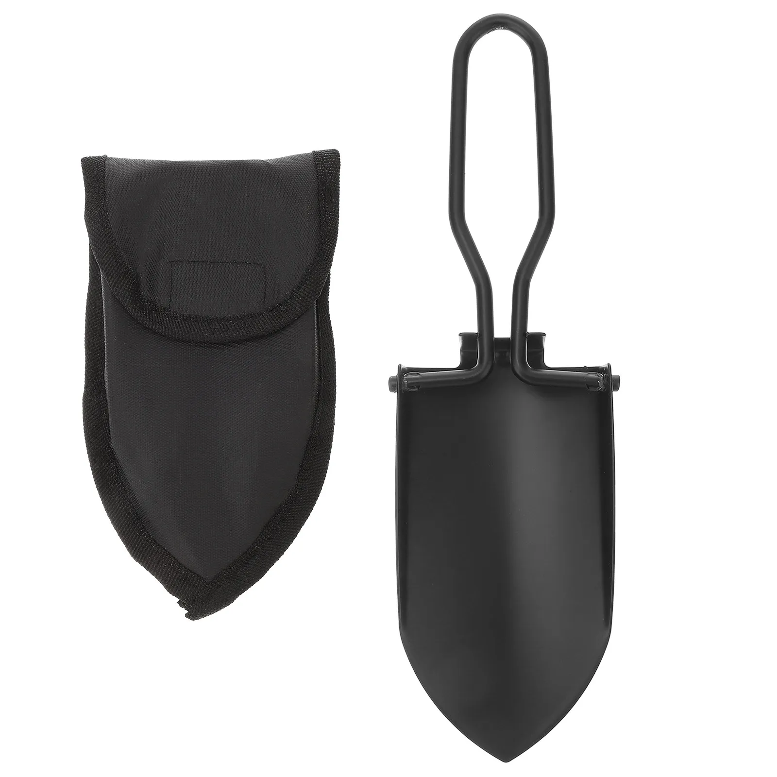 

Stainless Steel Garden Shovel Foldable Outdoor Camping Tool Portable Yard Digger Storage Bag For Travel Hiking Gardening
