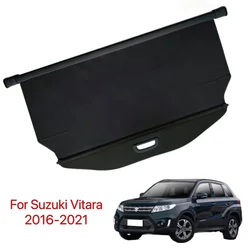 Trunk Cargo Cover For Suzuki Vitara 2016-2021 Security Shield Rear Luggage Curtain Retractable Partition Privacy Car Accessories