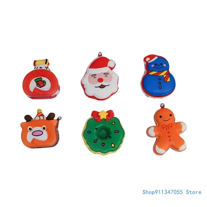 

Squeeze Toy Decompressing Pinch Stress Santa for Girl Stress Prank Christmas Toy Drop shipping