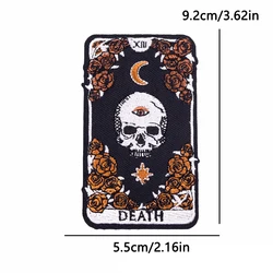 Parche bordado termoadhesivo calavera punk rock – Chaqueta o sombrero