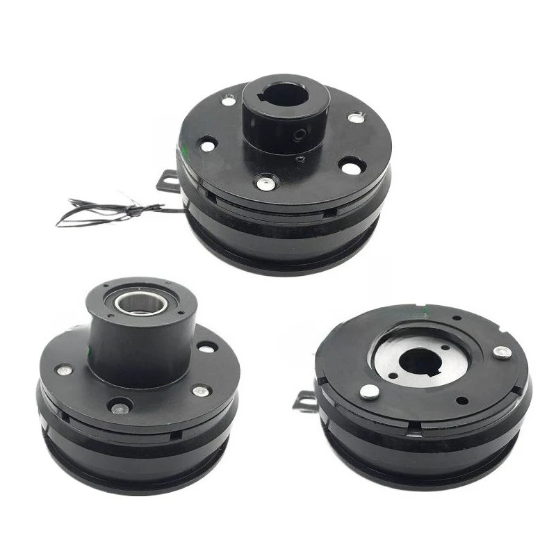 24V 12V DLD6 Dry Electromagnetic Clutch Inner Bearing Lug Flange Guide Seat Veneer Mounting Machine Electronic Clutch Parts