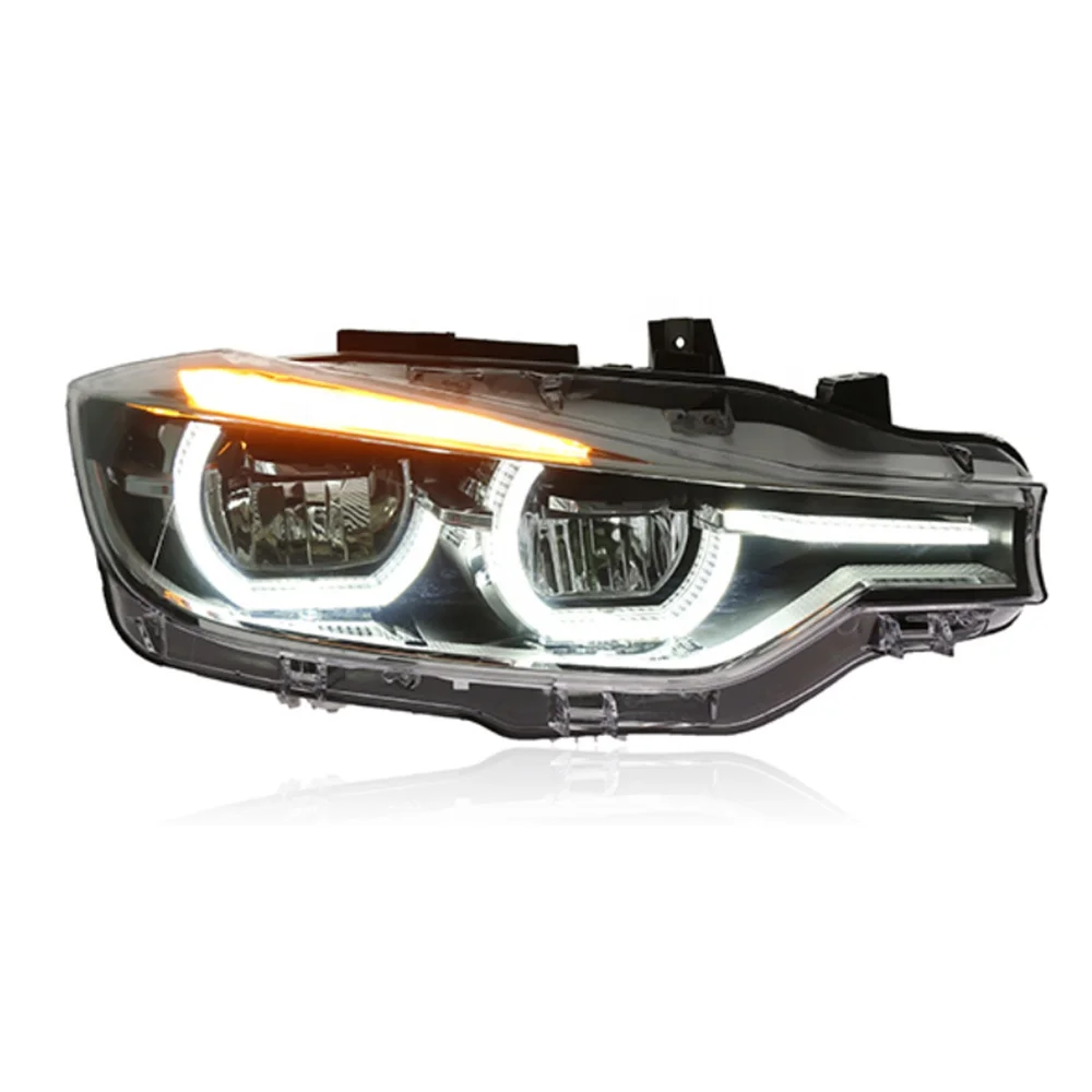 Car Front Lighting For BMW 3series F30 Upgrade Complete LED Headlight High Low Fog Good Quality Beams Plug And Play Accessories