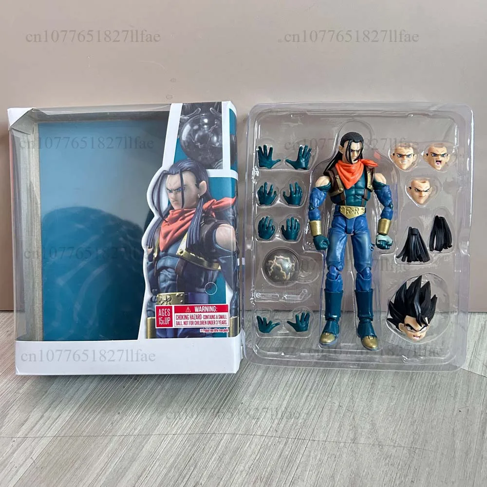 S.H.Figuarts SHF SUPER Android 17 Dragon Ball Super modelado estilo Simple y figura de acción heroica modelo juguetes regalo adorno de habitación
