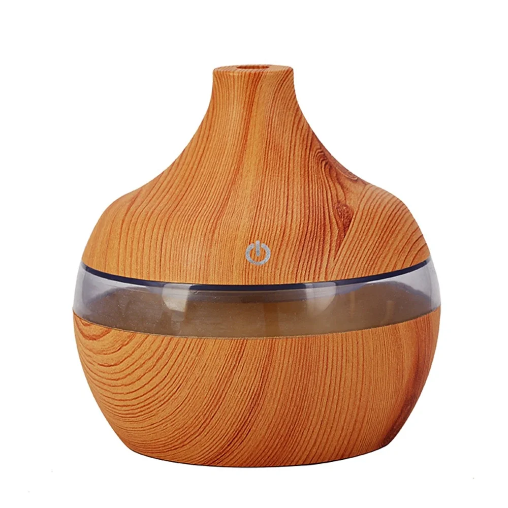 USB 300ML Aroma Diffuser with 7 Color Changing Night Lights - Electric Air Freshener for Home