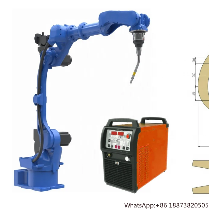 robot arm tig mig arc welding machines automatic industrial