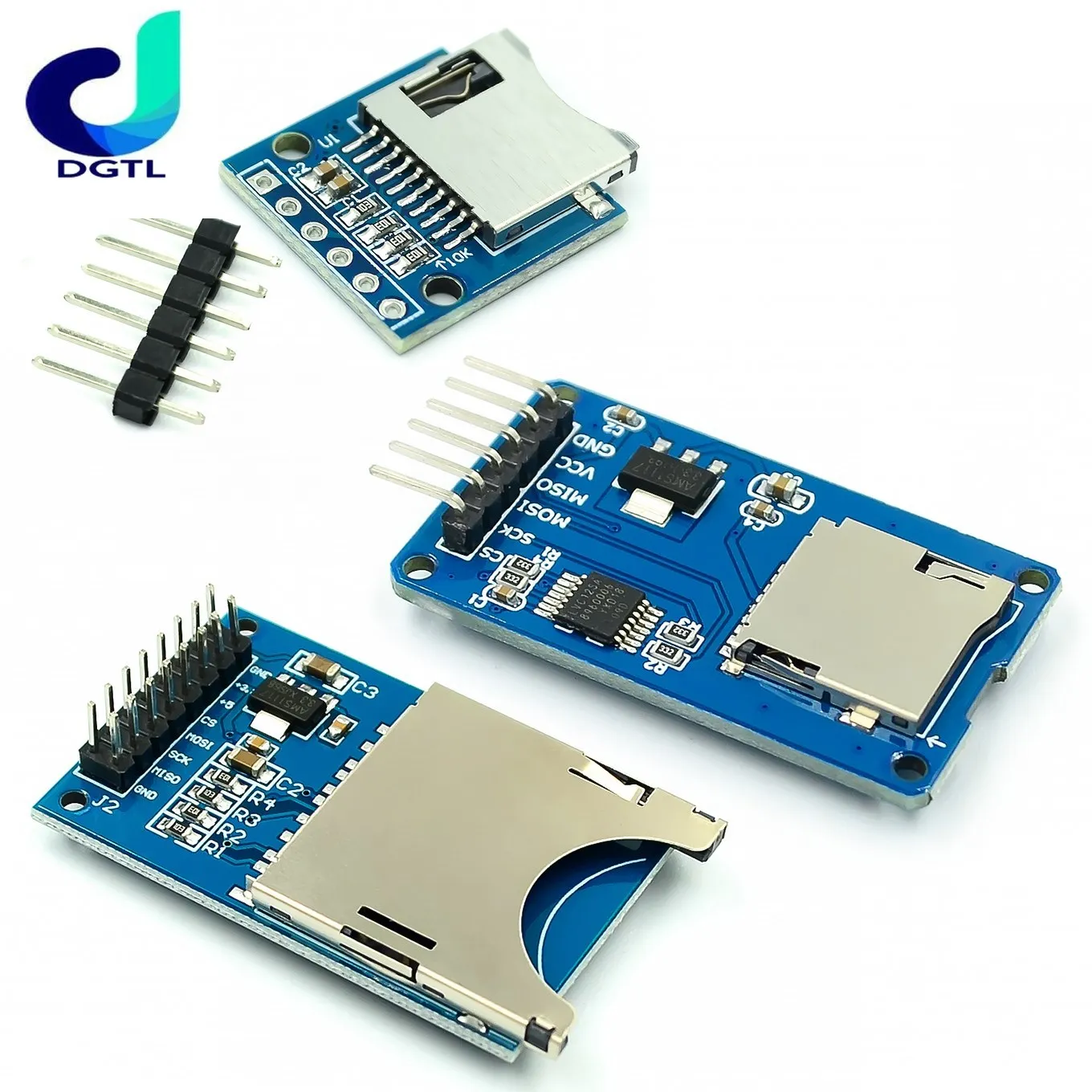 

Micro SD Storage Expansion Board Micro SD TF Card Memory Shield Module SPI For Arduino