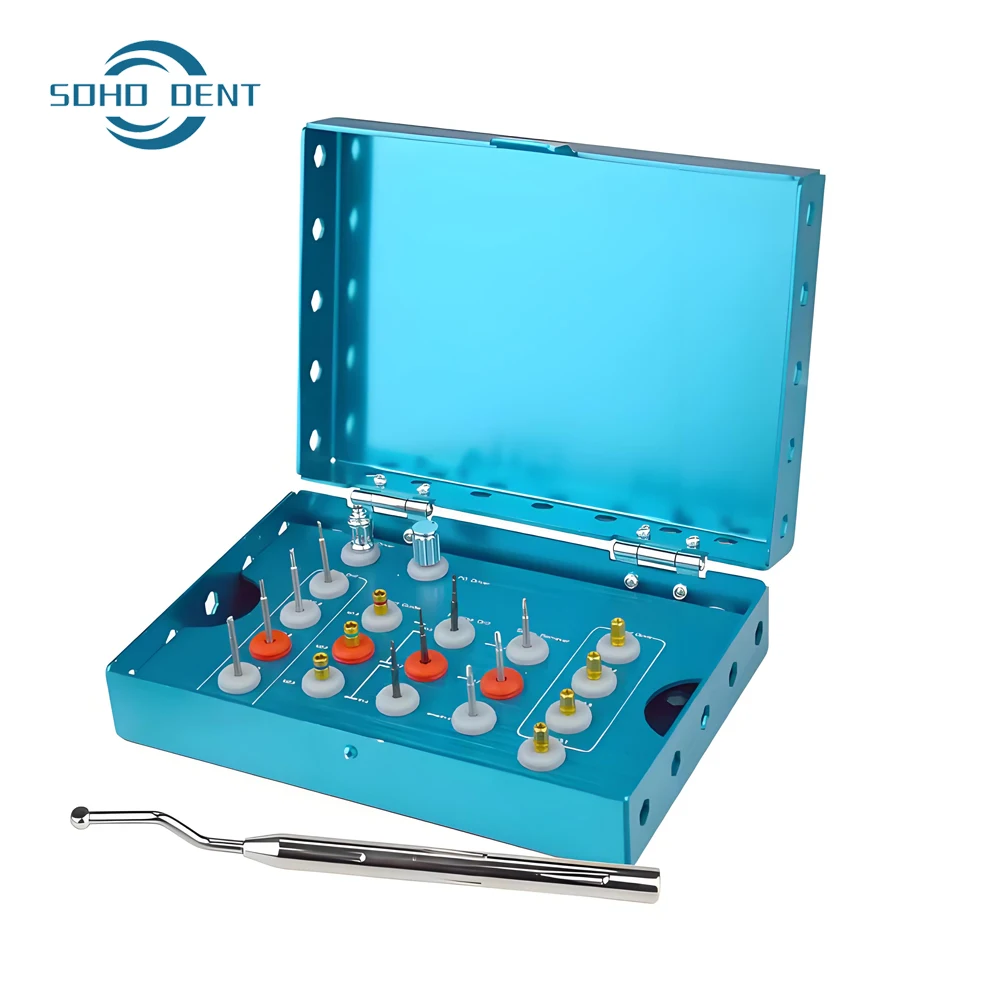 Dental Implant Screw Removal Kit Broken Cover Screw Extractor Surgical Remover Instruments Stainless Steel 134 ° C Autoclavable