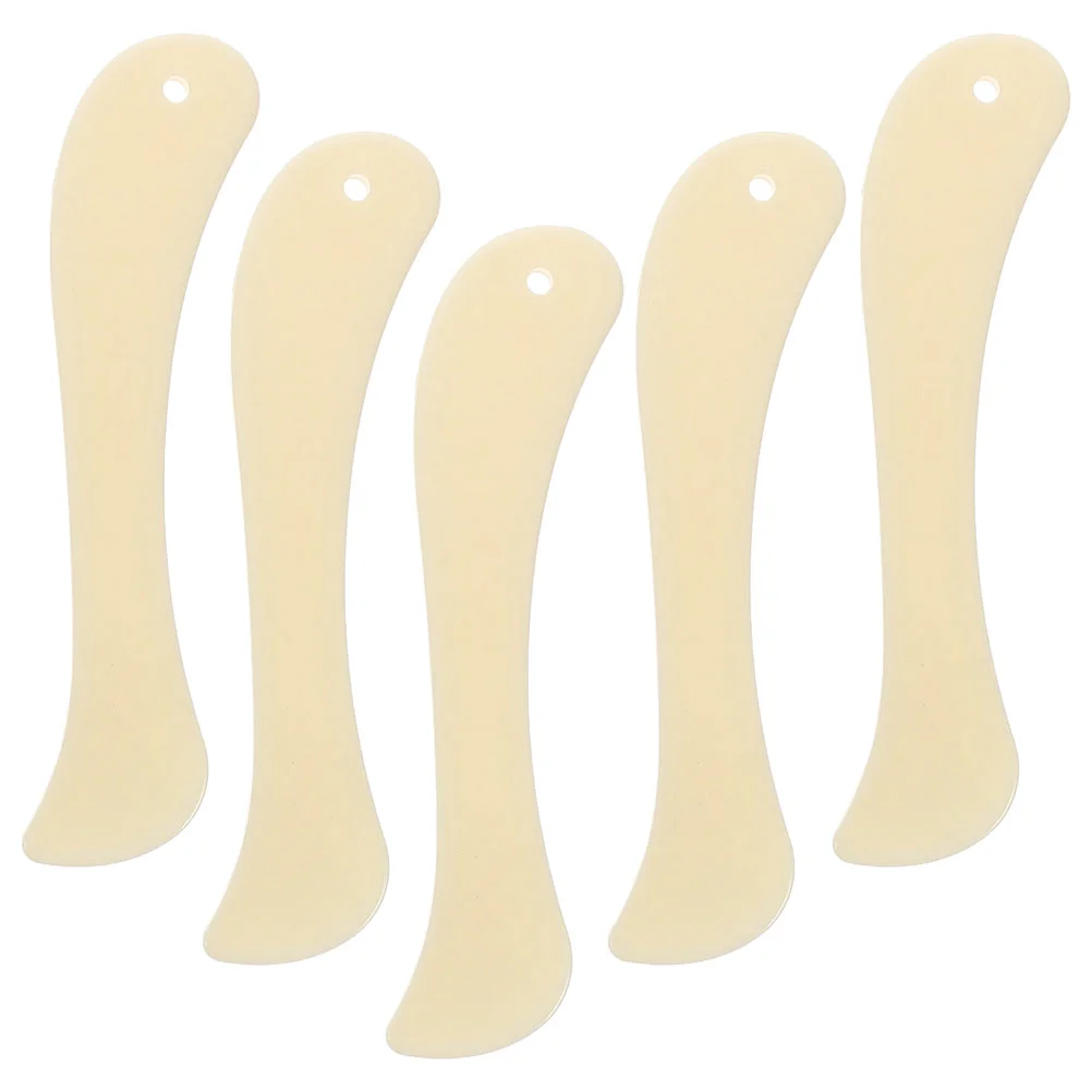 5 Pcs Origami Knife Bone Folder Tool Plastic for Paper Letter Opener Craft Supplies Curved Card Folding Tools