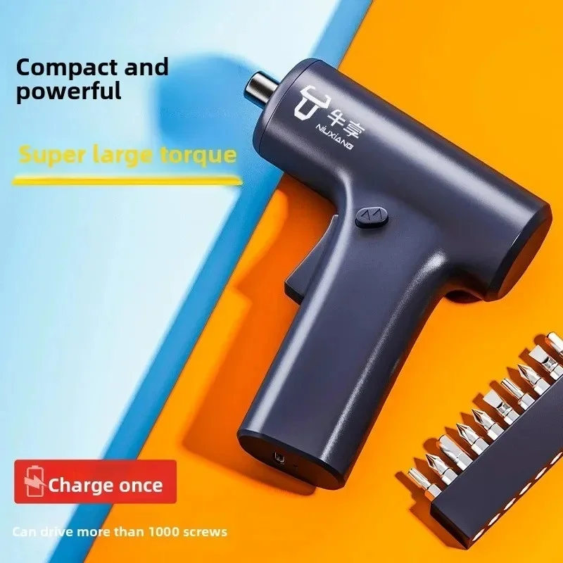 New Rechargeable Electric Screwdriver - High Torque Mini Cordless Adjustable Torque Home Handheld Tool - view 3