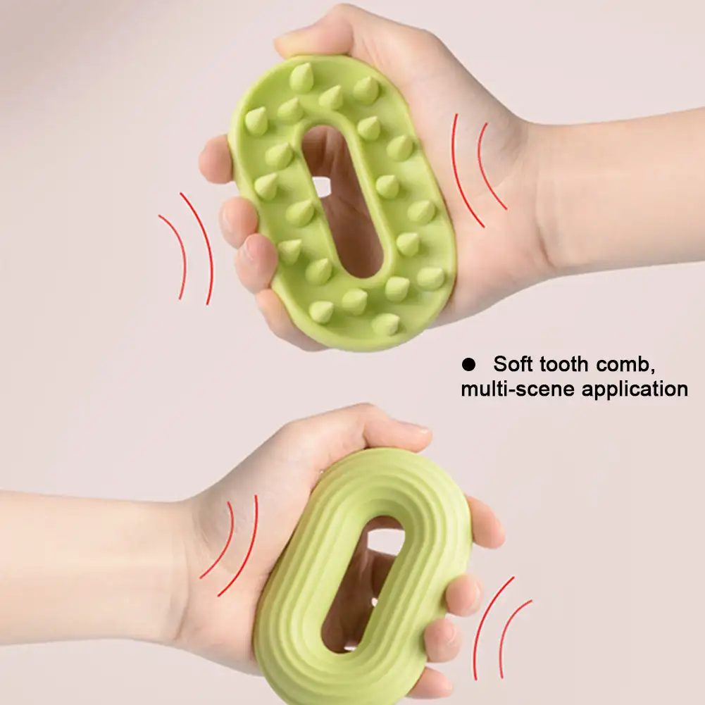 Универсальные новые массажные перчатки для ванной и ванной, безопасные силиконовые аксессуары, щетка для мытья волос, Массажная щетка для головы, инструменты для расчески