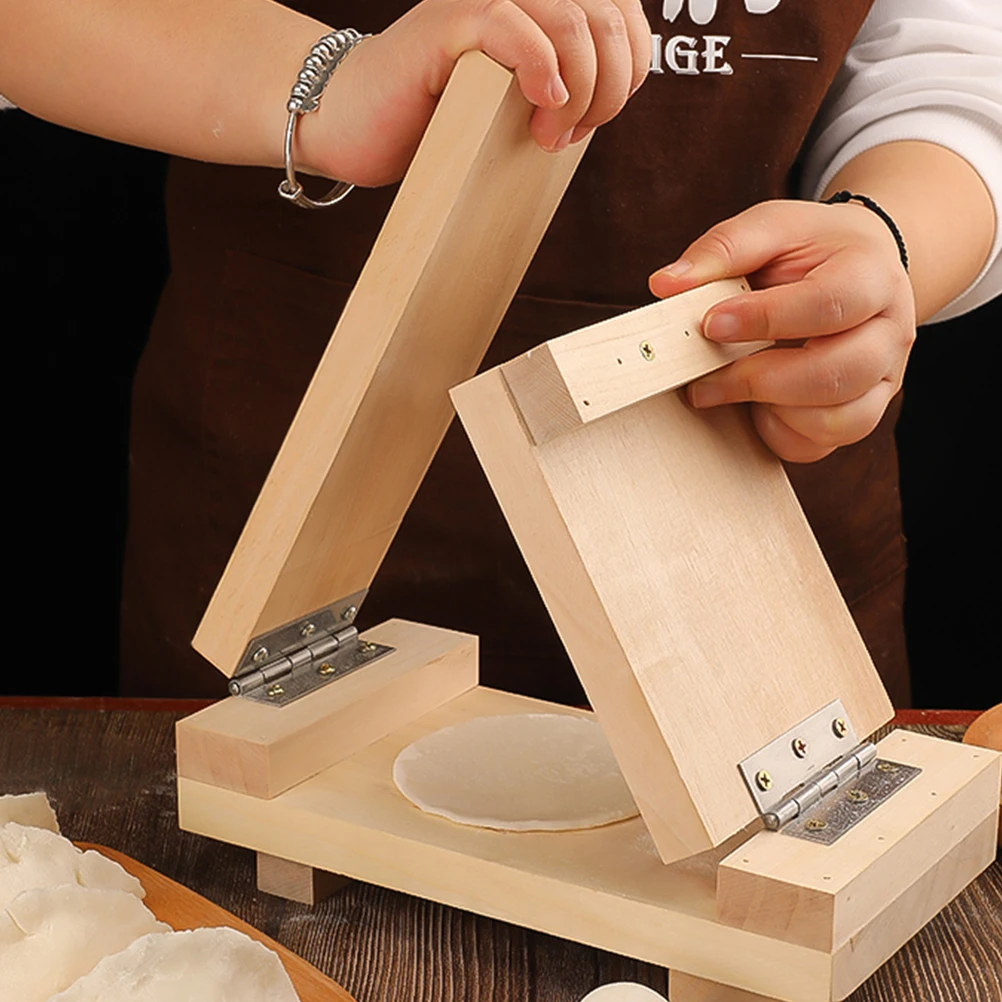 

Dumpling Wrapper Presser Kitchen Gadget Healthy Safe Tasteless Dough Mold Easy Clean Fine Workmanship Comfortable H