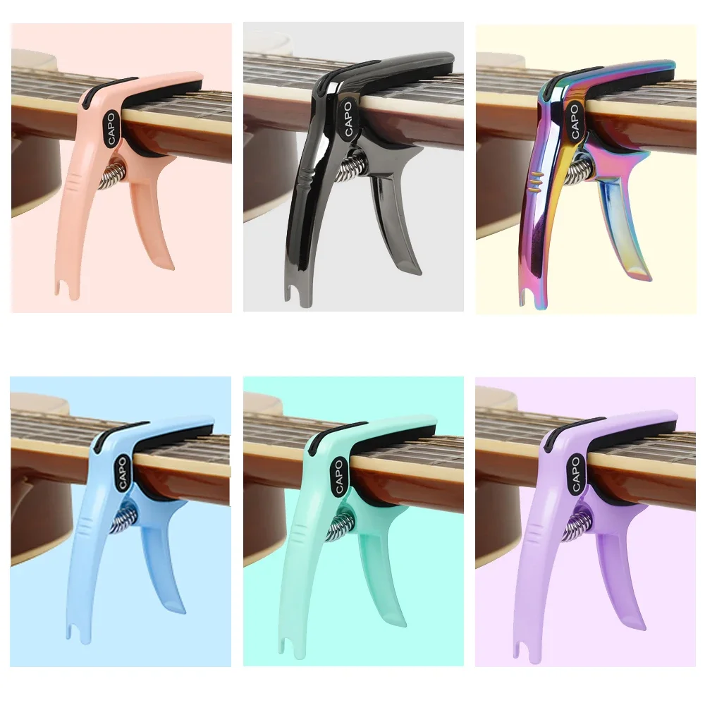 GALUX Guitar Capo Quick Metal Change Clamp Key Guitarra Capo Universal Capo Acoustic Classic Electric Guitar Accessories