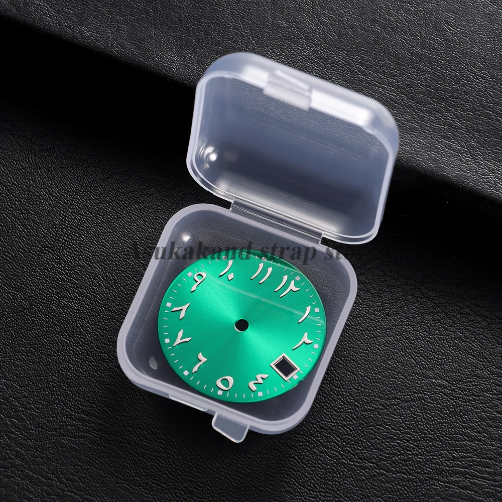 

Новый циферблат 28,5 мм с одинарным указателем даты и арабскими цифрами, совместимый с механизмами NH35/NH36/NH70, для модификации часов, аксессуары для часов, инструменты для ремонта часов