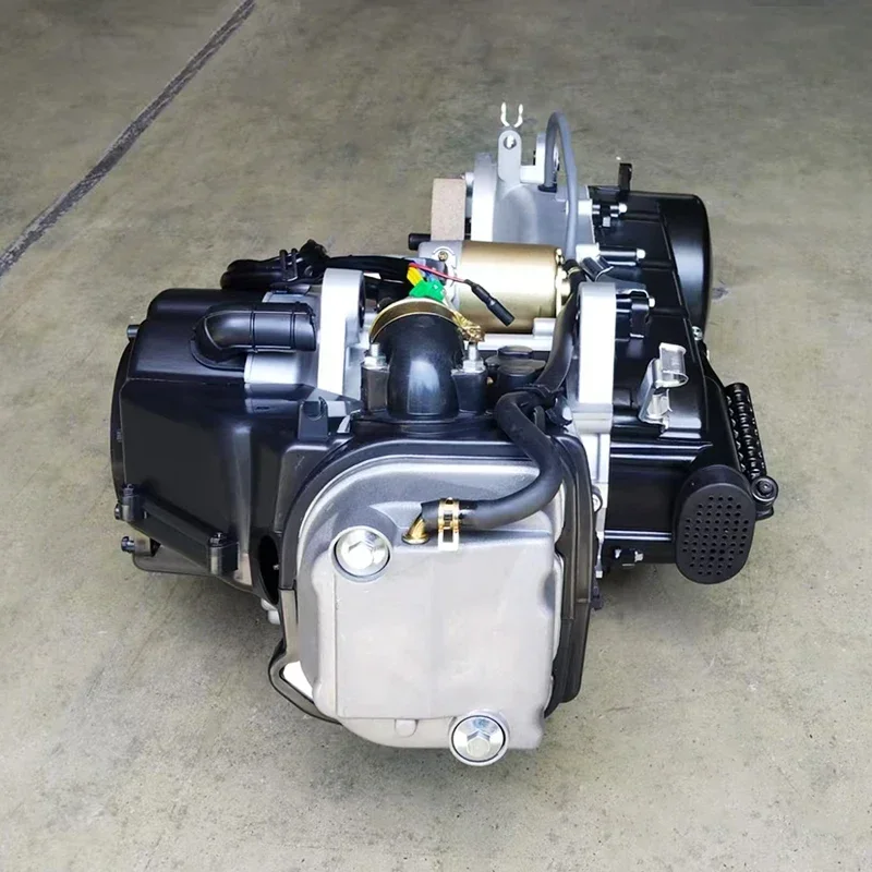 Factory Direct Sales GY6 180cc 11-pole Single-cylinder Four-stroke Motorcycle Scooter Engine Assembly Long Box Short Shaft