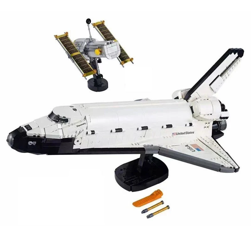 IN STOCK 2354Pcs Discovery Space Shuttle Building Blocks Space Agency Creative Model Bricks For Kids Toy Gift Compatible 10283