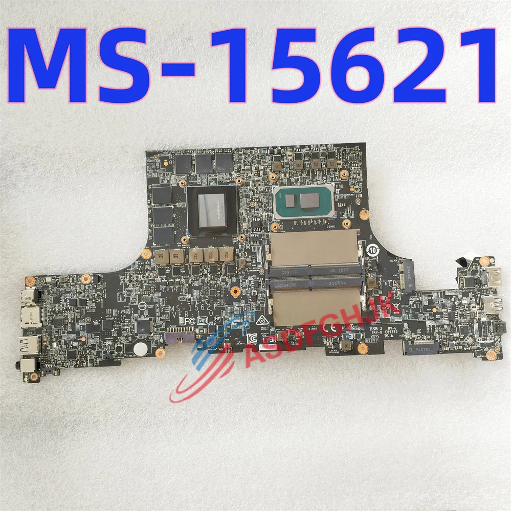 

MS-15621 FOR MSI Stealth 15M Series LAPTOP MOTHERBOARD WITH Core i7-1185G7 3.0GHz SRK1F AND RTX2060M N18E-G1-65-A1 TEST OK