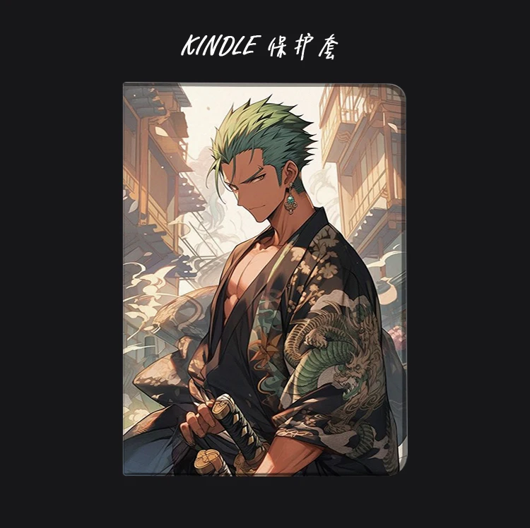 Roronoa Zoro Anime One For Kindle Paperwhite Case -Kindle Paperwhite 11th Generation 2021 Released 6.8inches KPW5 KPW4 Oasis 2 3