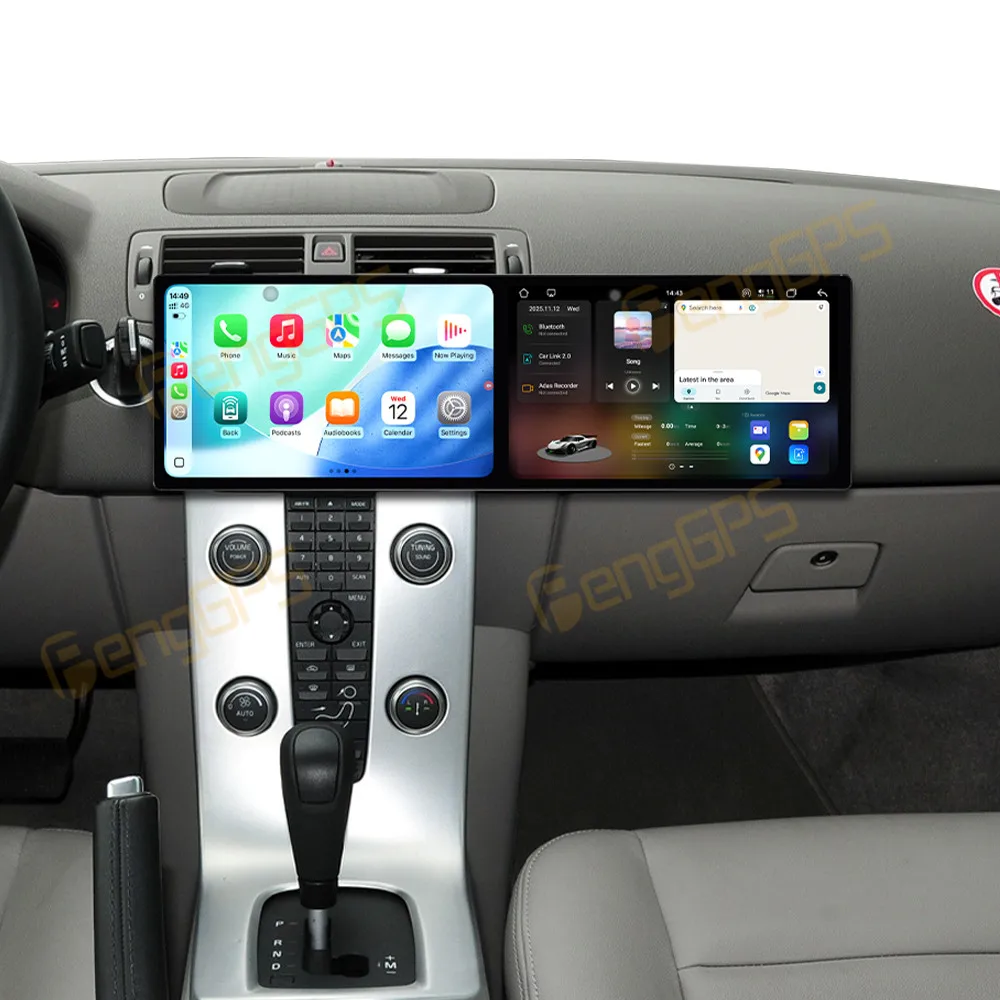 

Dual Screen 9.1 Inch Android 15 CarPlay Car Radio For Volvo S40 2004-2012 Touch Screen Multimedia Player GPS Navigation DSP Auto