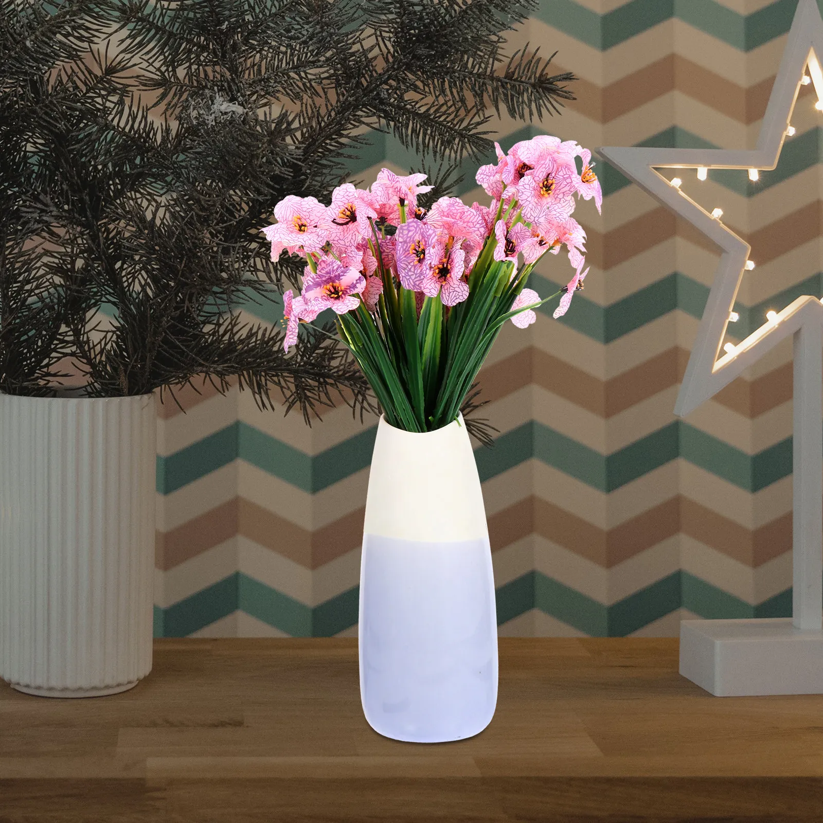 

4 шт. Искусственные фиолетовые цветы, реалистичные цветочные композиции для свадеб, вечеринок, домашнего декора, украшения стола, пластиковые цветочные композиции