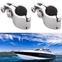 Bimini-barco de ajuste de acero inoxidable 316, 22mm-50mm, bisagra superior con 2 tornillos, mandíbula deslizante, fácil instalación, Hardware marino, el más nuevo