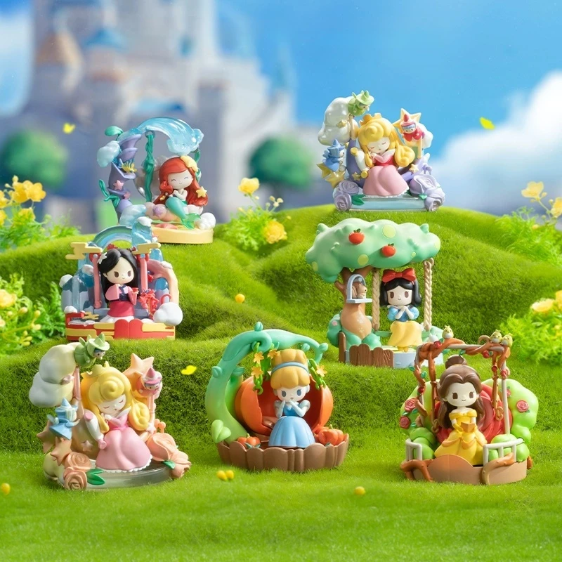 52 SPIELZEUG Prinzessin D-Baby Blume Schaukel Serie Blind Box Nettes Spielzeug Modell Desktop Dekoration Sammlung Überraschung Box Mädchen geschenk