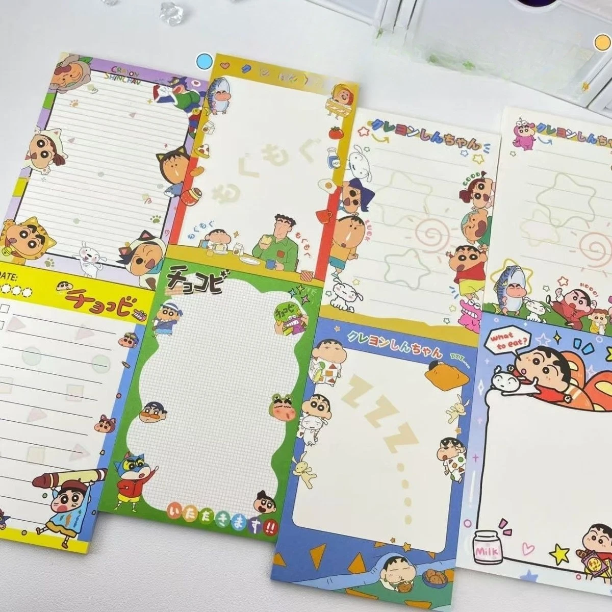 New Crayon Shin‑chan Non‑Sticky Notepad, Ins‑Style Cute Cartoon Memo Book, High‑Aesthetic Student Notebook