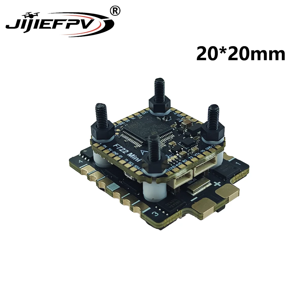 JiJieFPV F7MINI Flying Tower V2 Flight Controller 70A Mini ESC 20*20mm Cross-Cutting Drone F72