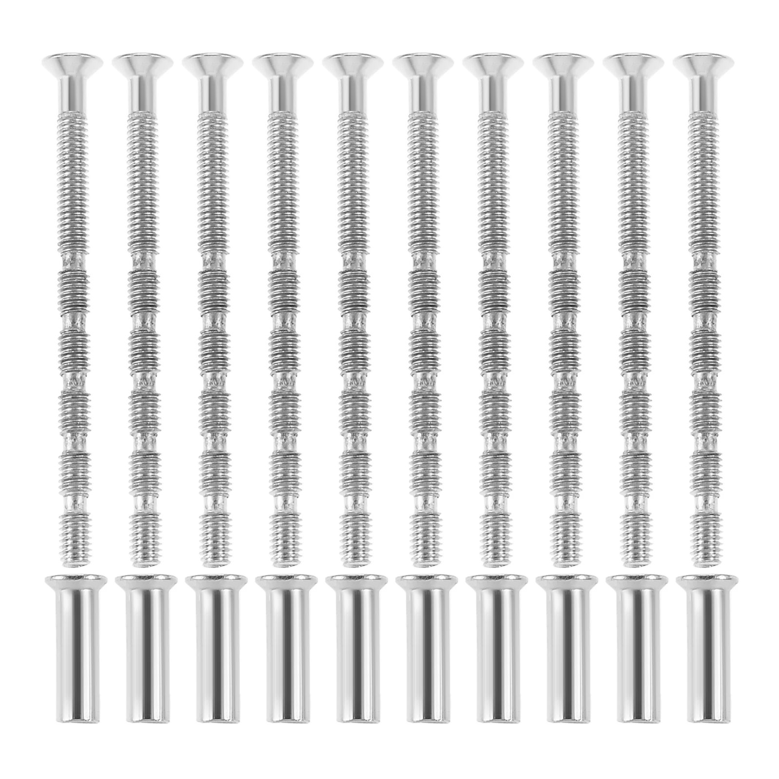 10 Set M4x16 Cross Sleeve M4x60 Bolt Door Handle Screw Knob Hardware Lever Handle Screws Connecting Flat Countersunk Head Fixing