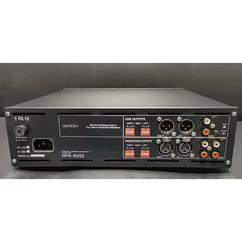 HPA-A550 Fully Balanced Headphone Amp/Pre-Amp/Relay Volume ControlGoods in stock