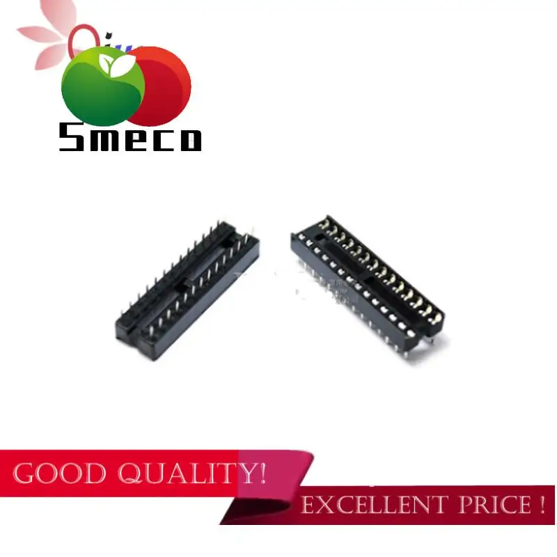 5pcs IC socket integrated block single-chip microcomputer in-line DIP chip base sub 8P 14 16 20 28 40P feet