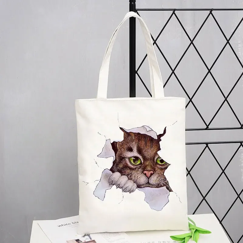 sac personnalisée prénom cadeau maitresse école sac en toile personalisable sac toile femme Sac à bandoulière en toile pour femmes, avec Logo personnalisable, en tissu imprimé au dos, de styliste personnalisé