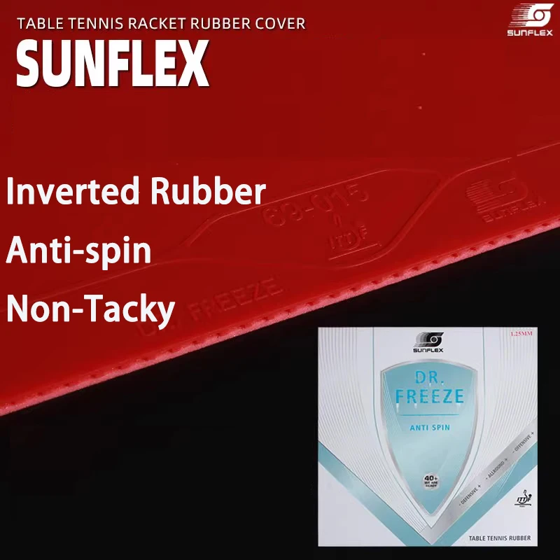 

Germany Sunfelx Table Tennis Rubber Sheet Pips in Non-tacky Anti-arc Rubber Ultra-light Sponge Table Tennis Inverted Rubber